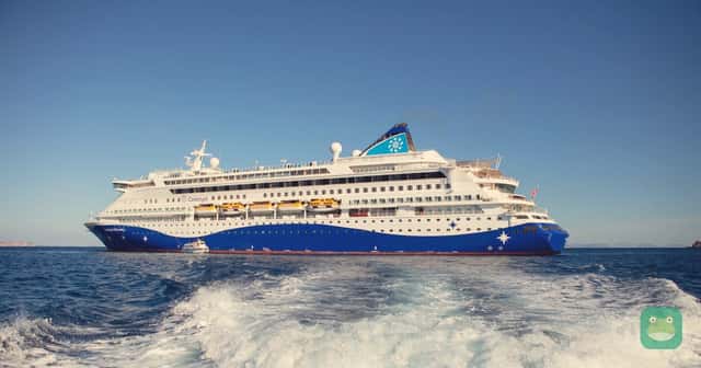 Celestyal Discovery at sea; representative ship photo.