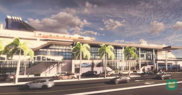 Port Canaveral Cruise Terminal 10 concept; official architectural rendering