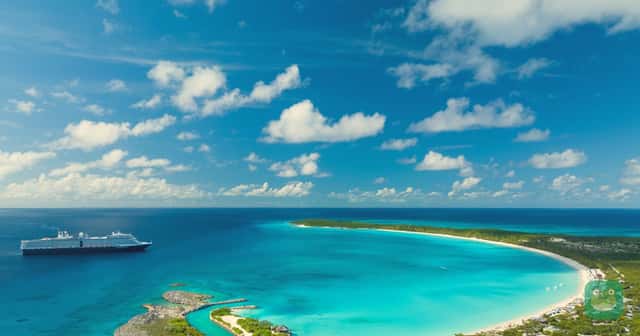Half Moon Cay, featured in Holland America's holiday cruise announcement. Photo: Holland America Line.