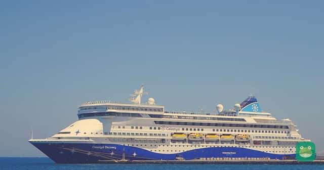 Celestyal Discovery at Rhodes, Greece, in August 2025