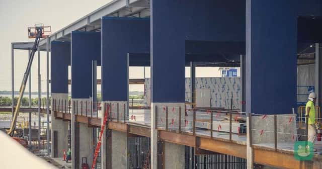 Port Canaveral Cruise Terminal 5 under construction in July 2026