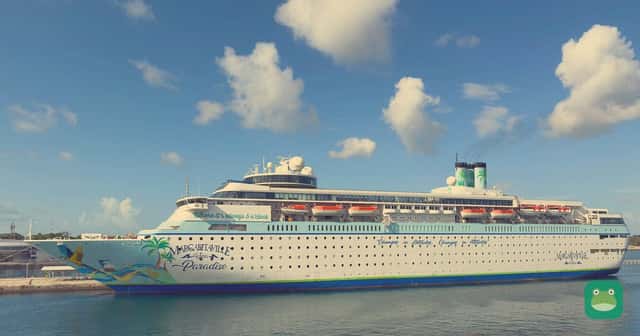 Margaritaville at Sea Paradise docked in Nassau, Bahamas, August 2025