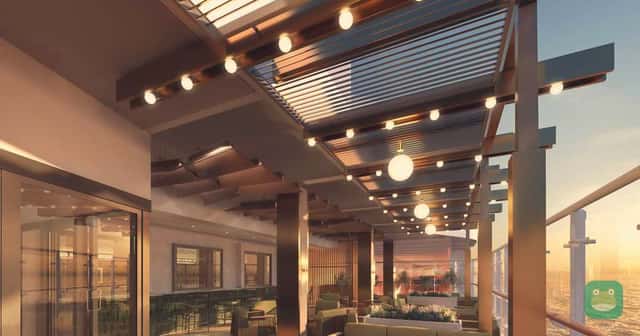 MSC World Asia bar and lounge concept; official rendering