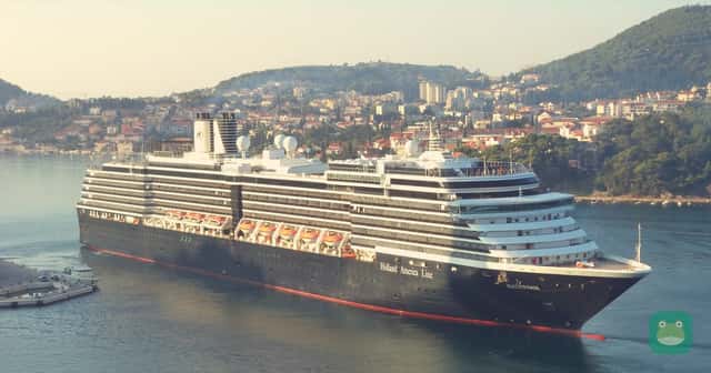 Holland America's Zuiderdam, the ship for the Pan Am anniversary voyage, in Dubrovnik, Croatia, 2015