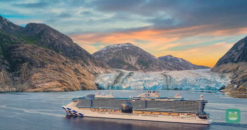 Star Princess in Alaska; promotional context image from Princess Cruises.