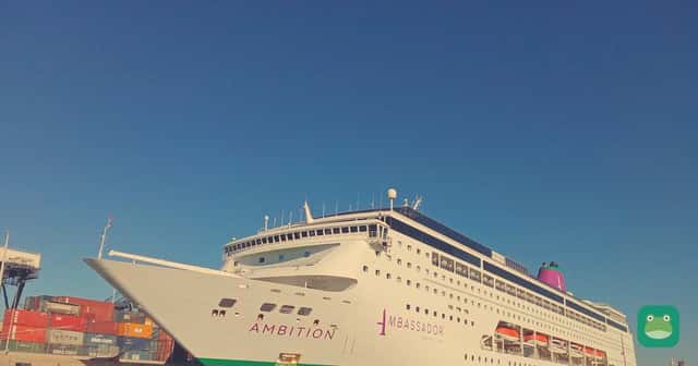 Ambition in port at Casablanca, August 2023