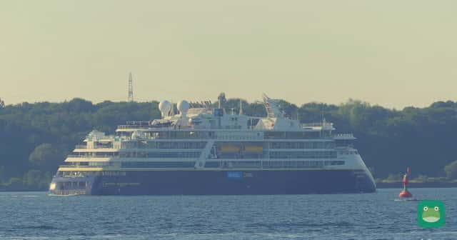 National Geographic Endurance on her maiden call at Kiel, June 2020