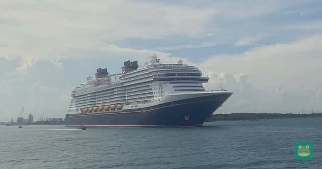 Disney Wish departing Port Canaveral in September 2026; representative ship photograph, cropped and resized; CC0 1.0