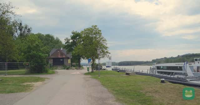 Emerald Sky at the landing in Melk, Austria, May 2019