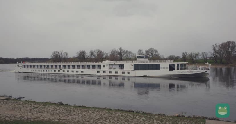 Viking Astrild on the Elbe near Dessau, 2021
