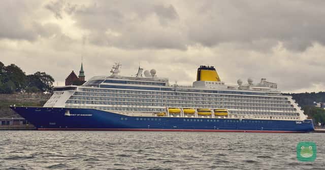 Spirit of Discovery berthed in Oslo, August 2019