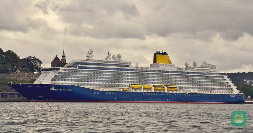 Spirit of Discovery berthed in Oslo, August 2019