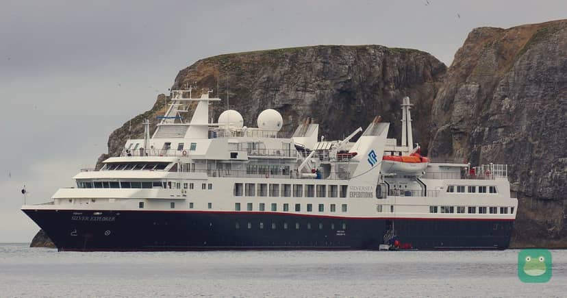 Silver Explorer at Bear Island, Svalbard