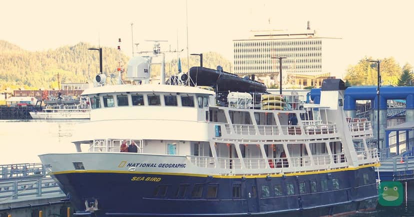 National Geographic Sea Bird docked at Juneau, Alaska, June 2018