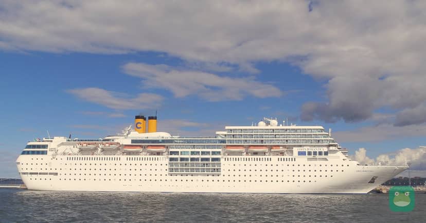 The ship as Costa neoRomantica in Tallinn, July 2013