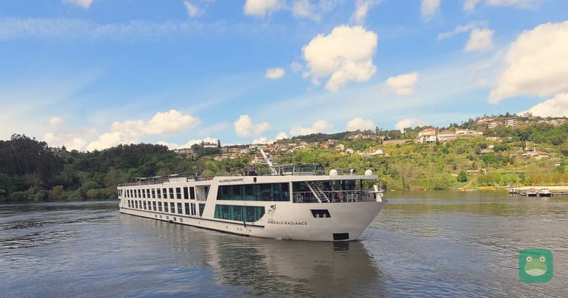 Emerald Radiance on the Douro near Escamarão, Portugal, April 2024