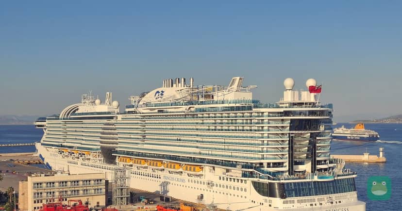 Sun Princess docked at Piraeus, Greece, July 2024