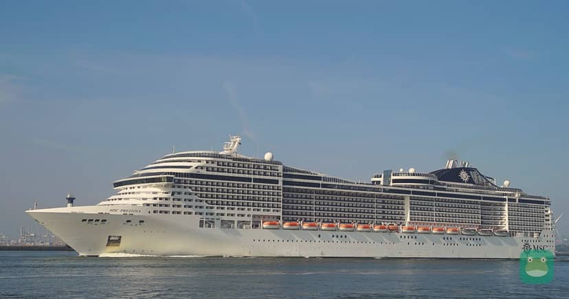MSC Preziosa near Hook of Holland, May 2024