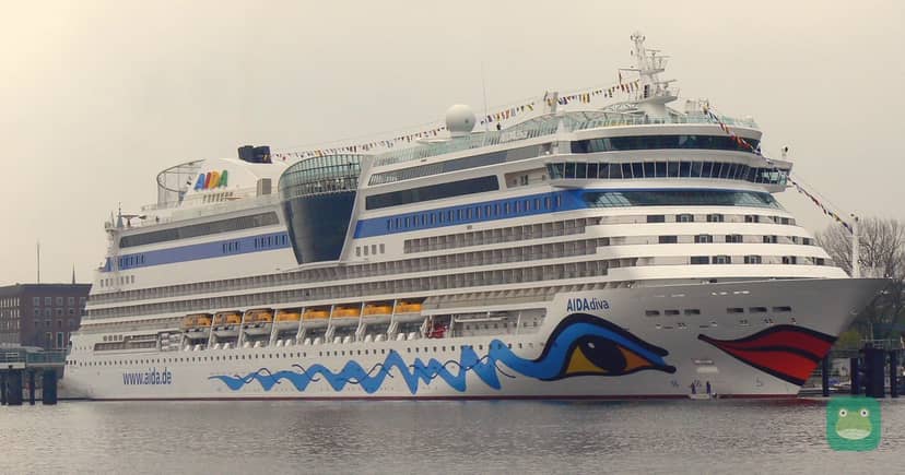 AIDAdiva in Kiel, 2007