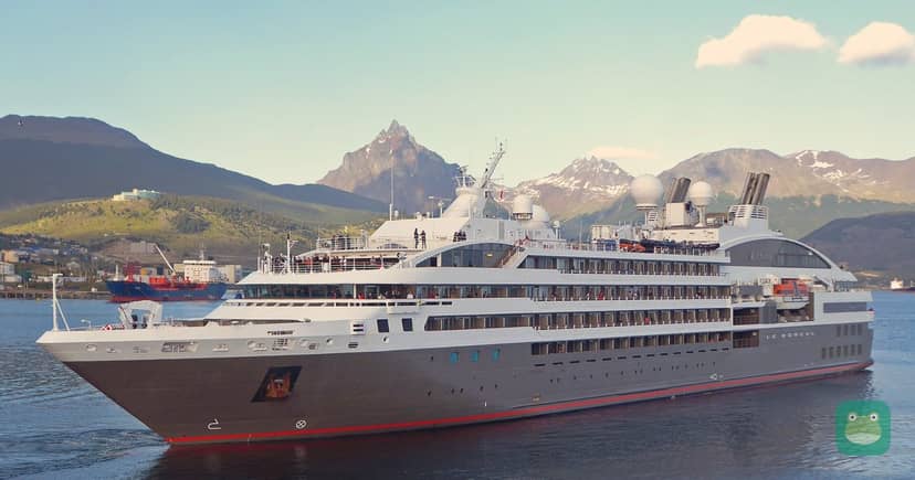 Le Boréal at Ushuaia, Argentina, December 2019