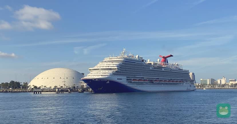 Carnival Panorama docked in Long Beach, California, December 2025