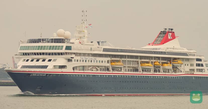 Braemar on the Nieuwe Waterweg, Netherlands, August 2017