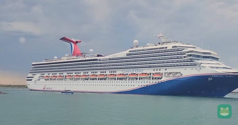 Carnival Glory leaving Port Canaveral, June 2025