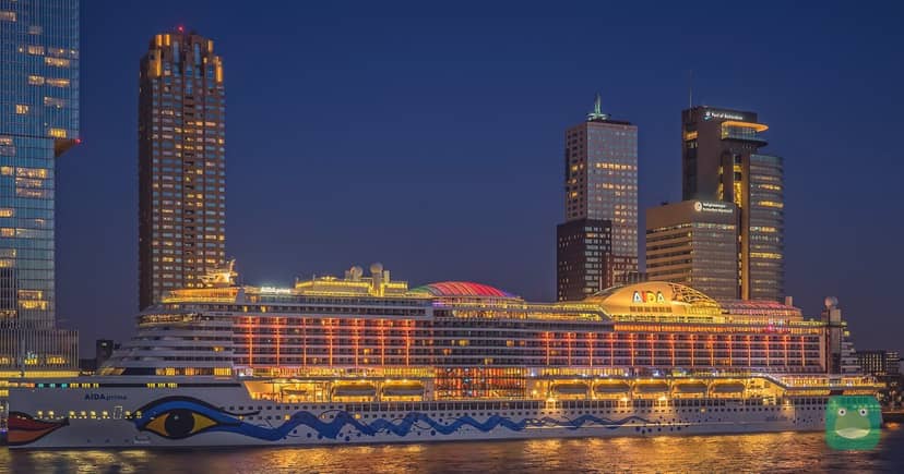 AIDAprima in Rotterdam, 2016