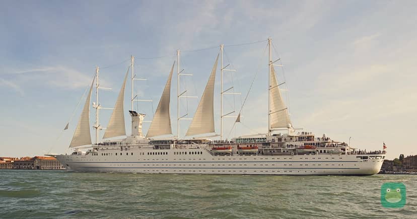 Wind Surf in the Giudecca Canal, Venice, 2015