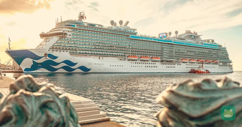 Sky Princess at Trieste, Italy, October 2019