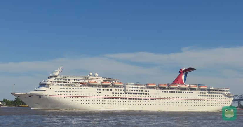 Carnival Elation leaving the Port of New Orleans, May 2013