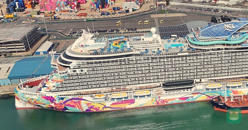 Norwegian Aqua at Southampton, March 2025