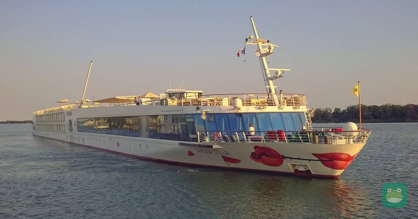 A-ROSA Stella on the Rhône near Port-Saint-Louis-du-Rhône, 2012