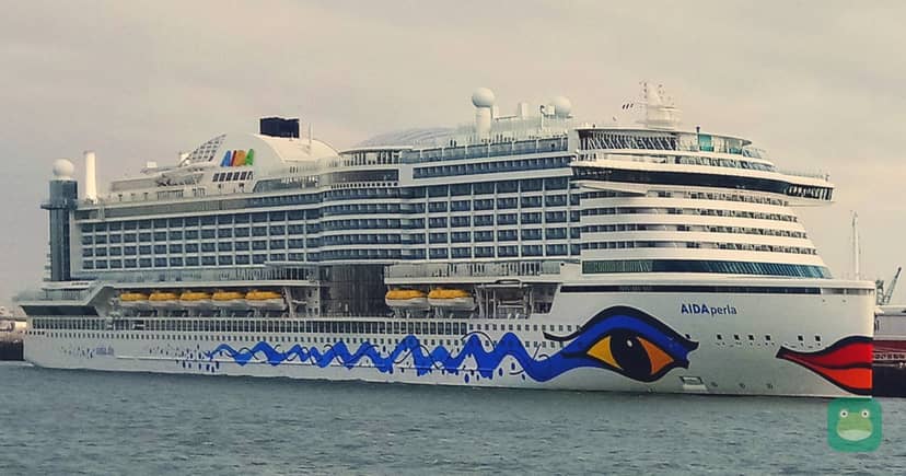 AIDAperla in Le Havre, 2018