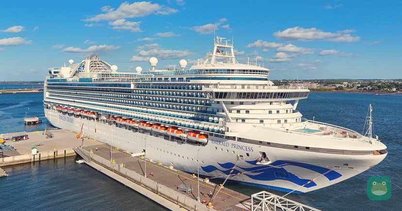 Emerald Princess at Charlottetown, Prince Edward Island, September 2024